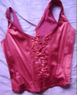 bustier rouge